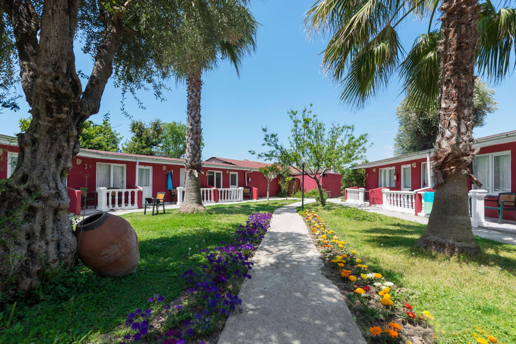 Altinkum Bungalows Side Exterior foto
