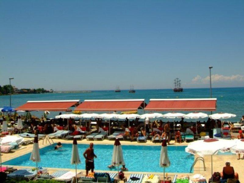 Altinkum Bungalows Side Exterior foto